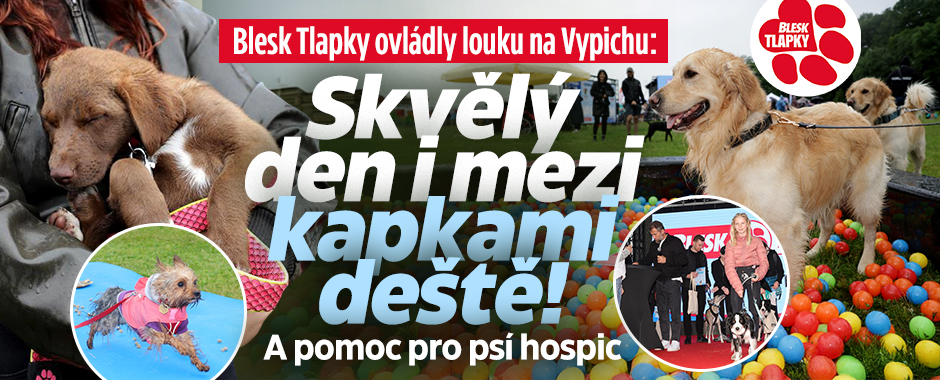 Blesk tlapky ovládly Vypich: Skvělý den i mezi kapkami deště